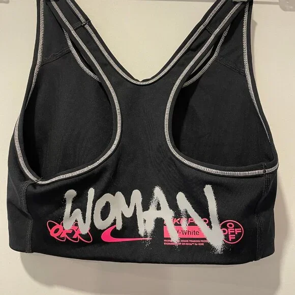 NIKE X OFF WHITE NRG WOMEN SPORTS BRA SIZE - S - Picture 2 of 6
